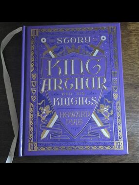 Barnes & Noble Purple and Gold "King Arthur and His Knights" by Howard Pyle